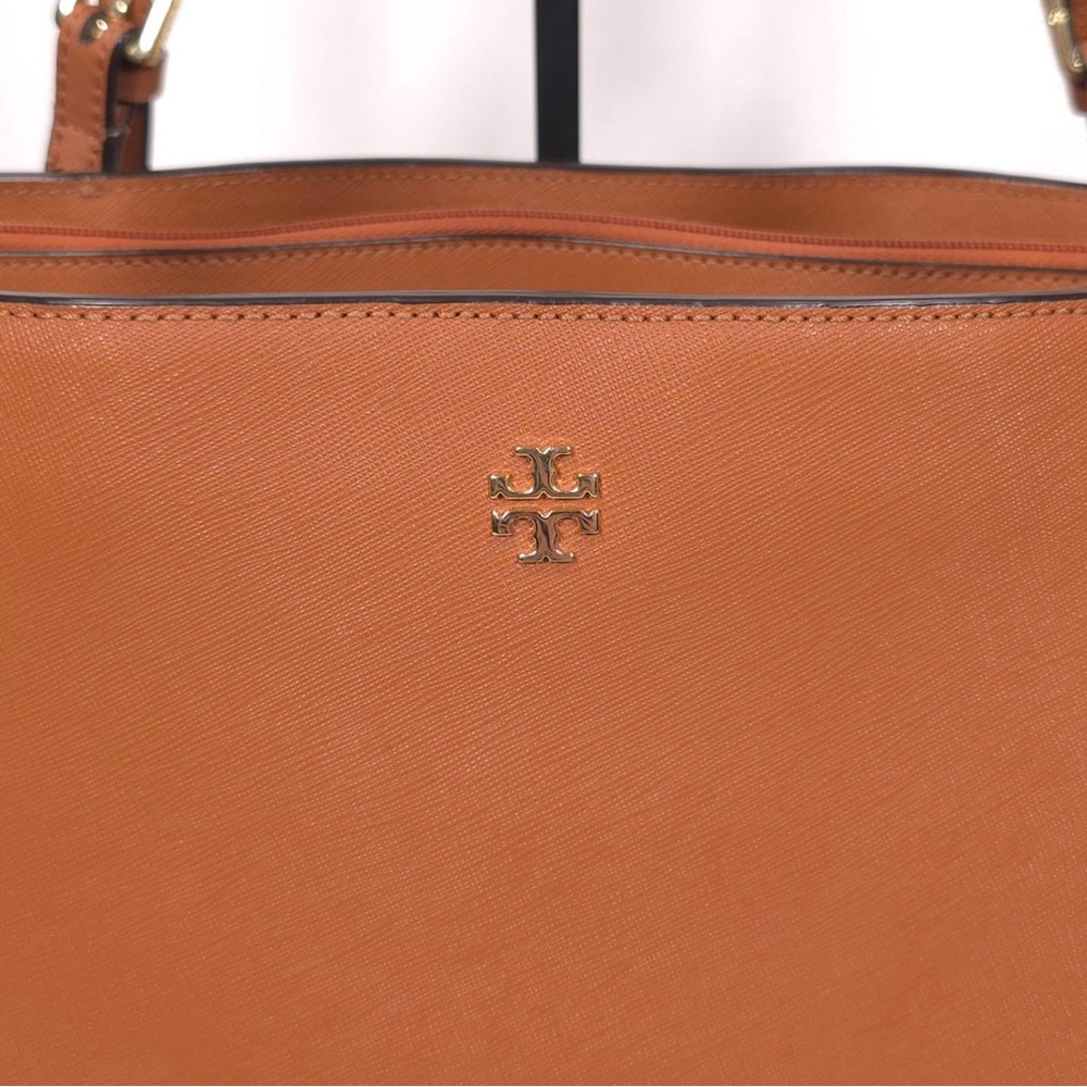 TORY BURCH Brown Leather Large York Buckle Tote‎ - Picture 2 of 15